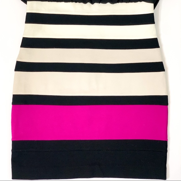 Express Color Block Blouson Bodycon Tank Dress - Picture 5 of 8